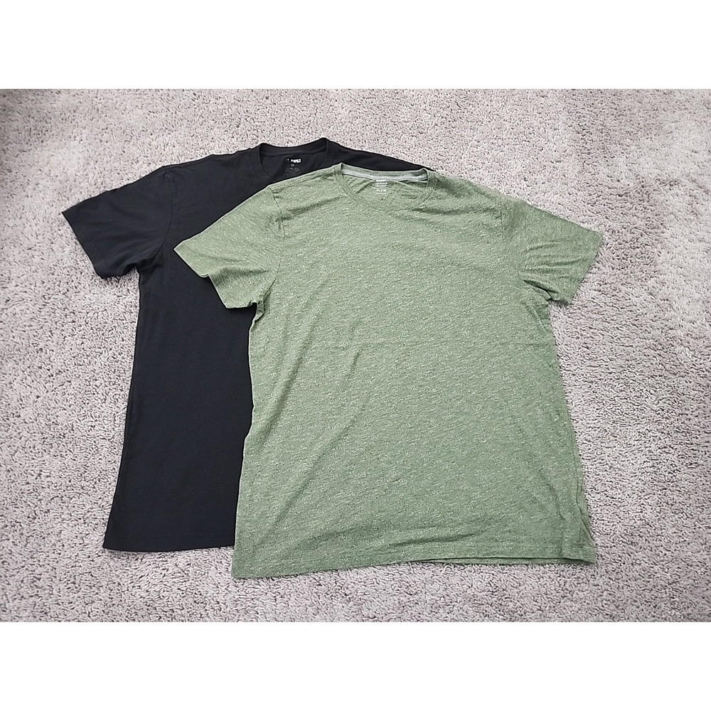 Lot of 2 Old Navy & True Classic T-Shirt Mens XL Crewneck Tee Basic